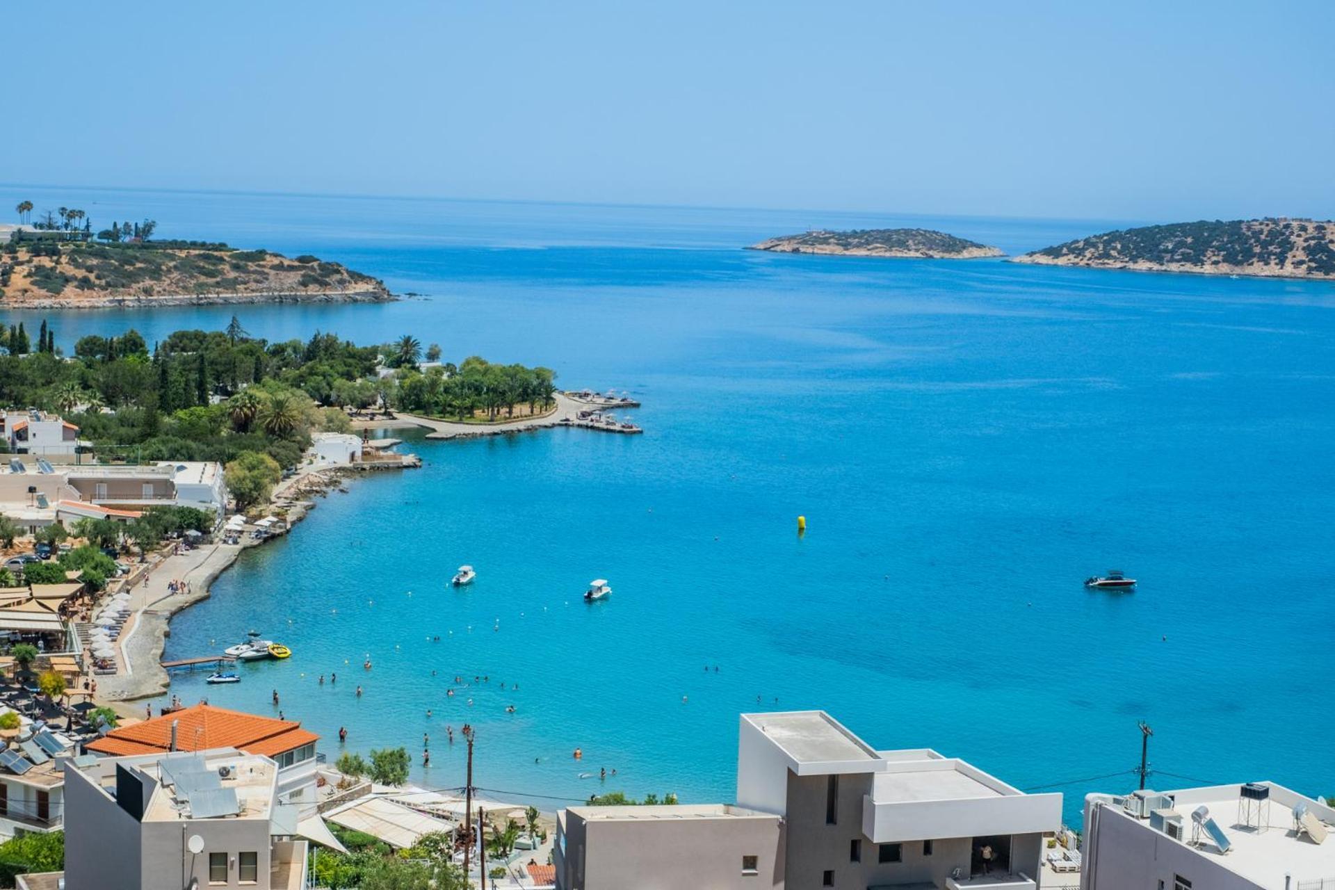 Apartamento Thea Panoramic Sea View Ágios Nikolaos Exterior foto